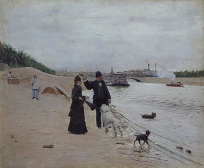 The Banks of the Seine by Jean Beraud